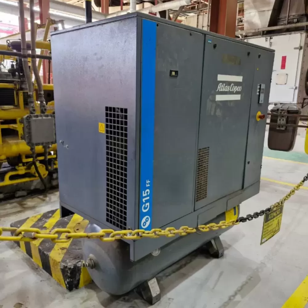 COMPRESSOR DE AR ATLAS COPCO 19,7 HP - G15FF125