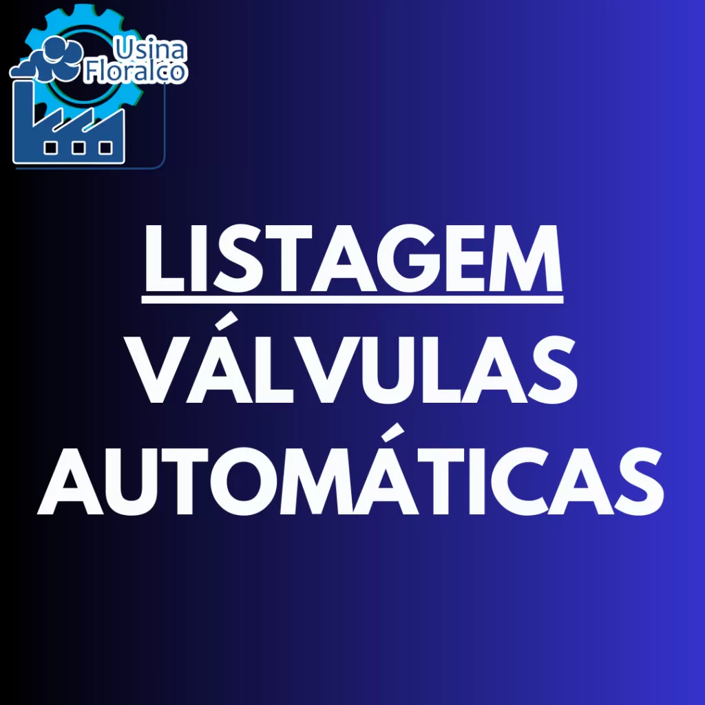 VÁLVULAS AUTOMÁTICAS